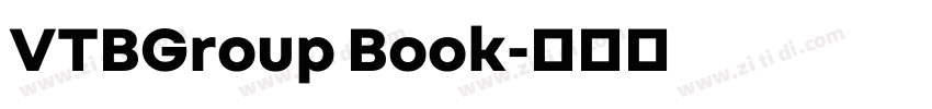 VTBGroup Book字体转换